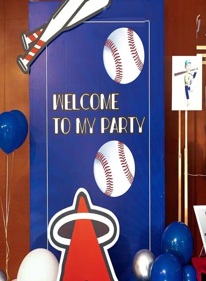 Topabel Baseball Stickers,6 Inches - 30 Pcs Sports Ball Theme Self-Adhesive Decals for Birthday Party Decorations, School Classroom Supplies & DIY Crafts - Image 4